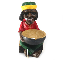 unique handmade cool custom designer fancy funny novelty smoking weed herb Rasta resin Bob Marley ashtray